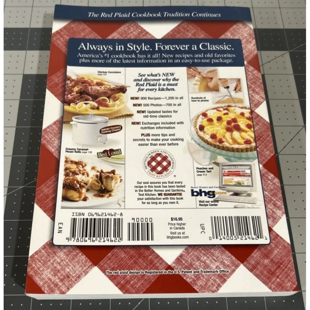 Better‎ Homes and Gardens New Cook Book PB 2002 12th Edition Recipes Baking Cook